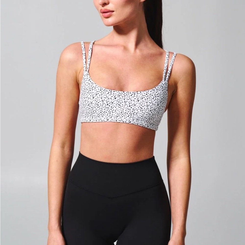 Buffbunny Collection Elysium Sports Bra in Dalmation Print Size Small